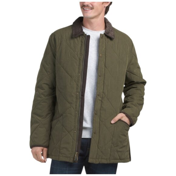 RAINFOREST Diamond Quilted Harbor Coat - Picture 1 of 2
